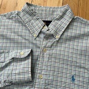 Ralph‎ Lauren slim fit performance medium men’s L/S button down shirt